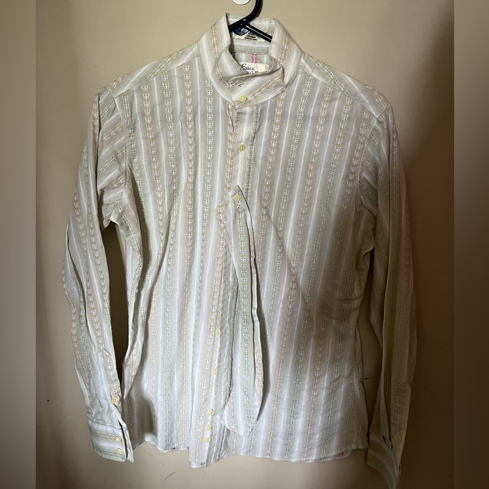 Striped Button-Up Shirt